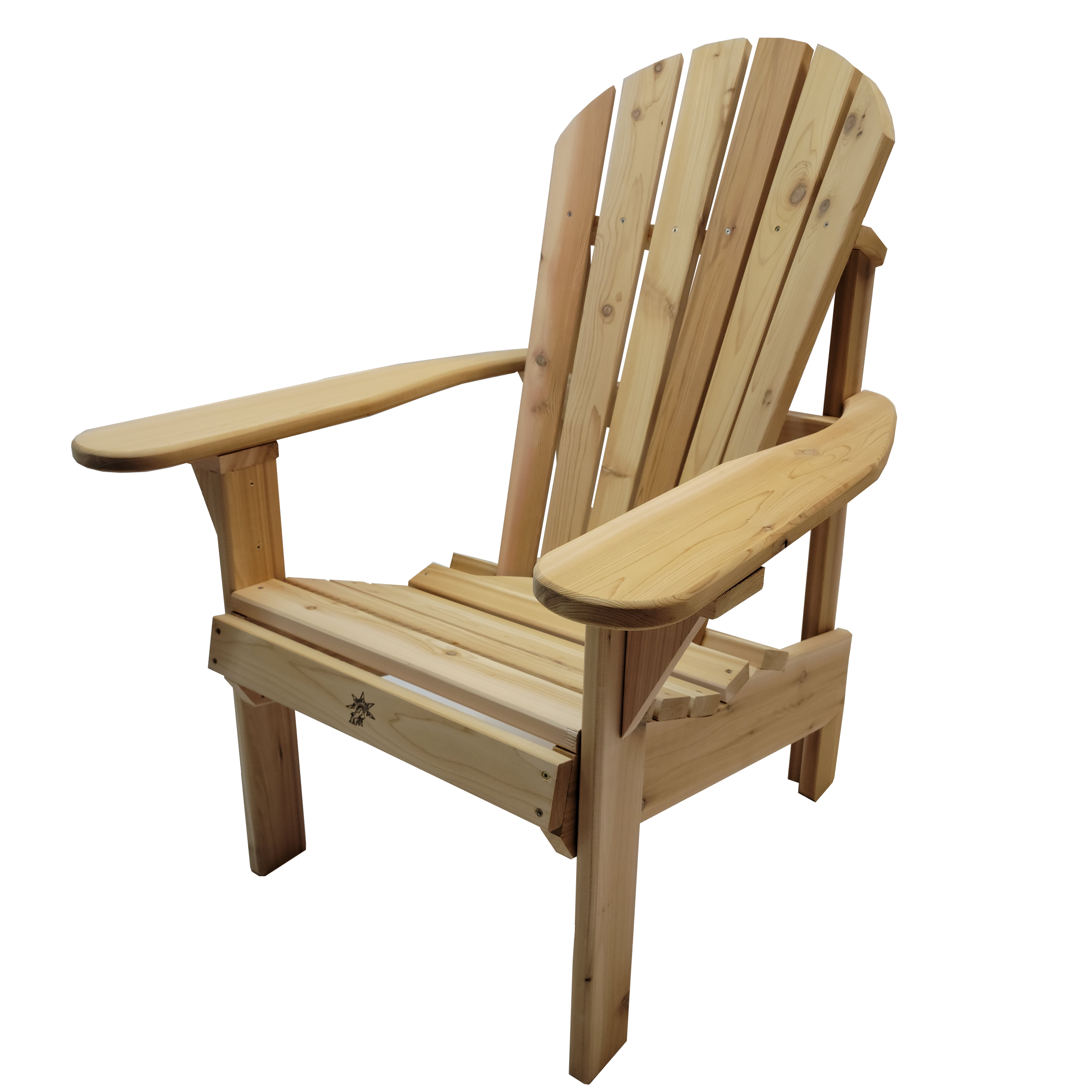 Upright Muskoka Chair, Knotty Cedar